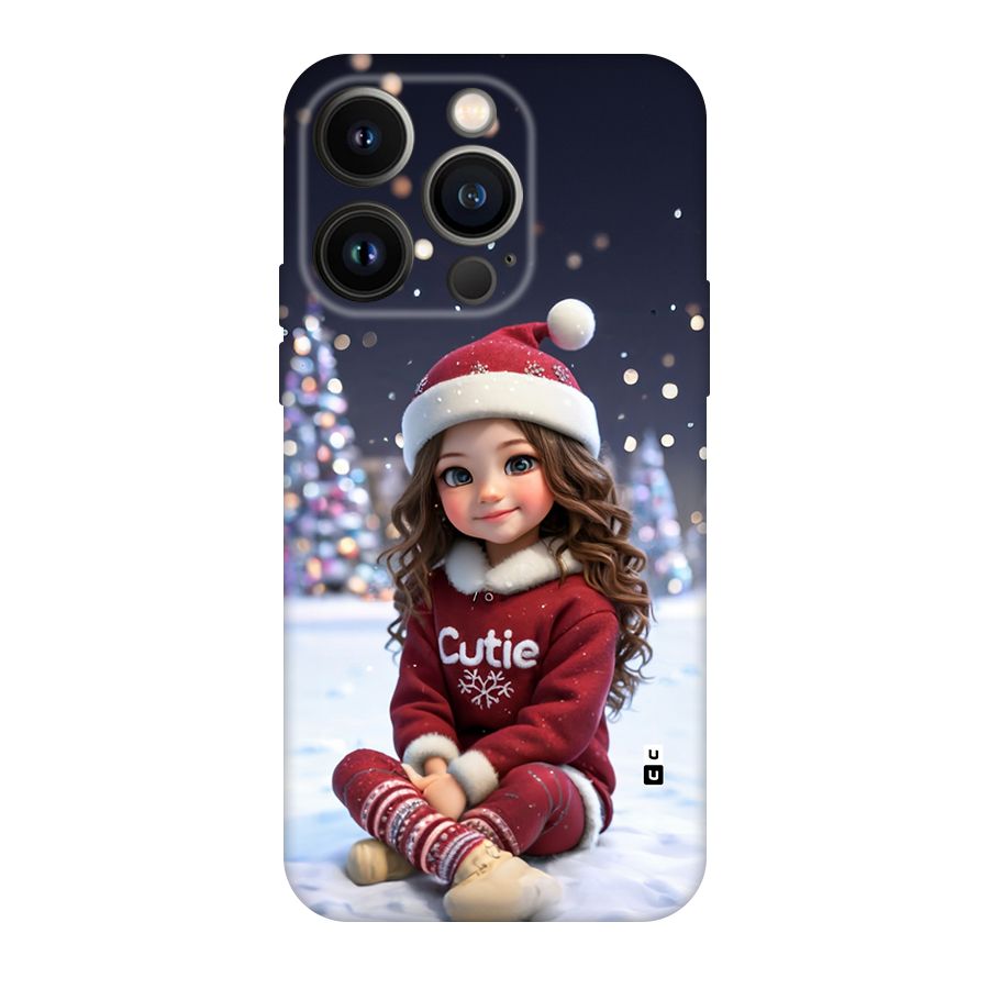 Girl In Snow Back Case for iPhone 14 Pro