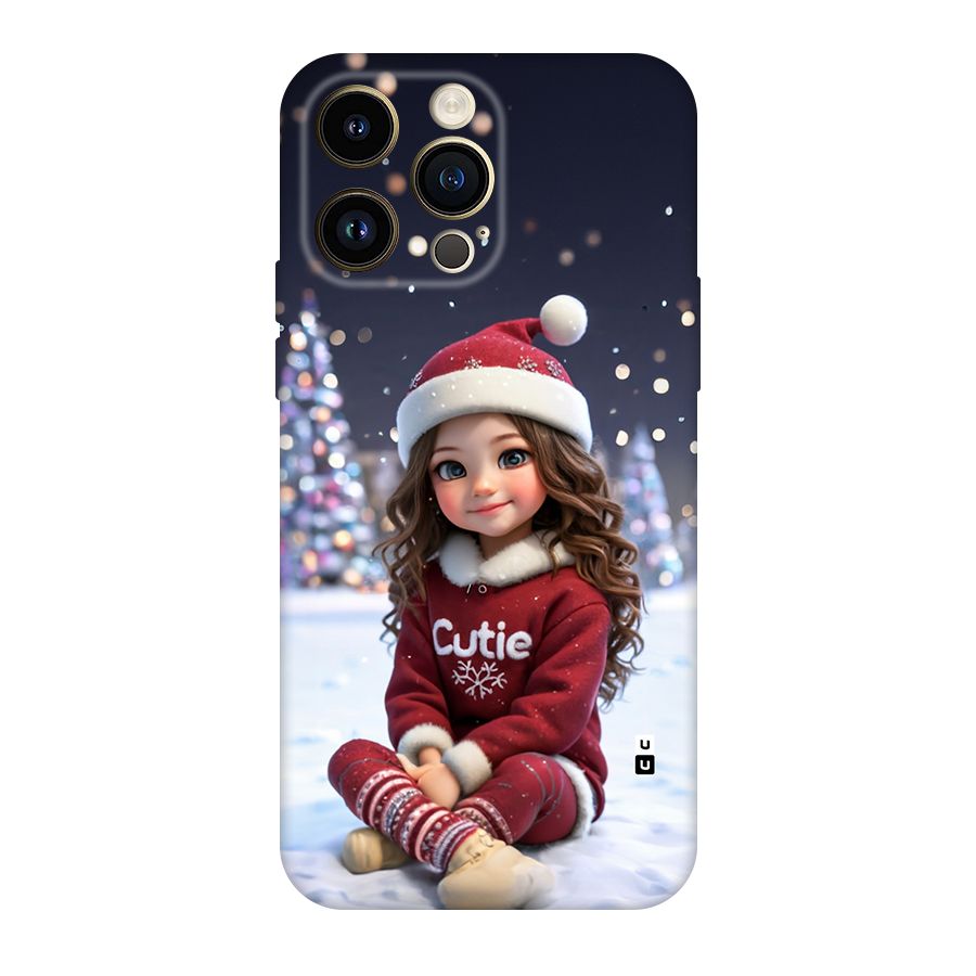 Girl In Snow Back Case for iPhone 14 Pro Max