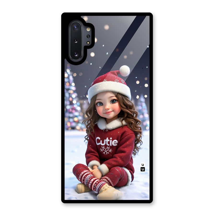 Girl In Snow Glass Back Case for Galaxy Note 10 Plus