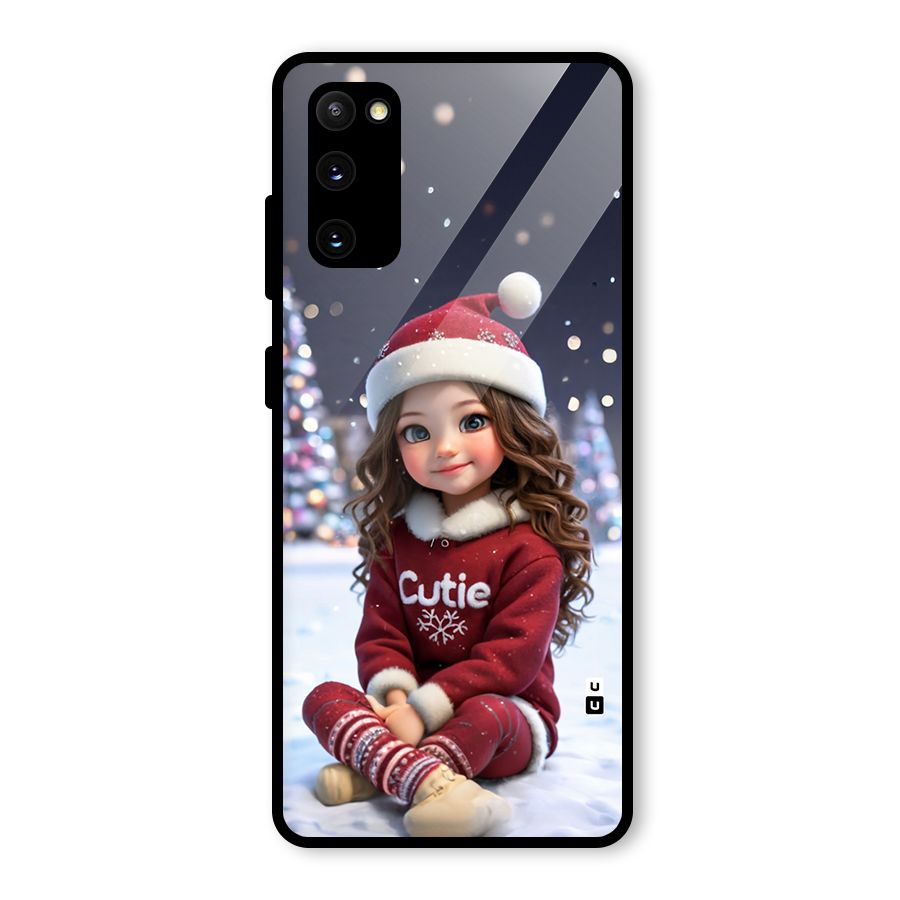 Girl In Snow Glass Back Case for Galaxy S20 FE