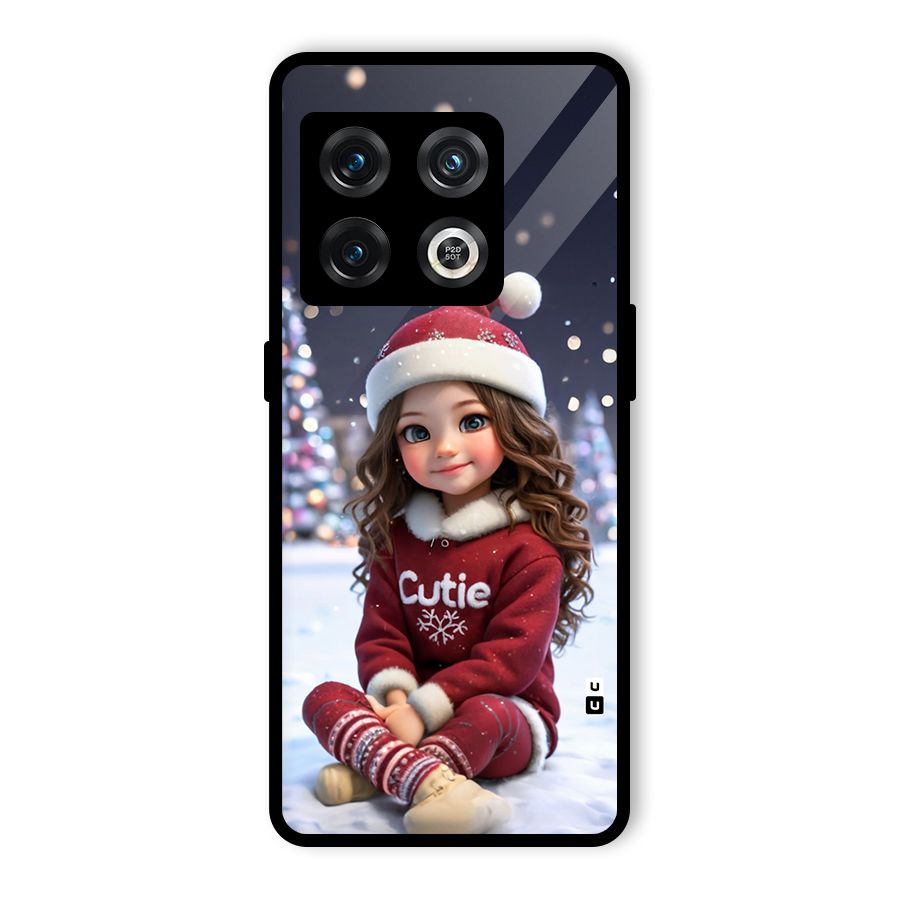 Girl In Snow Glass Back Case for OnePlus 10 Pro 5G