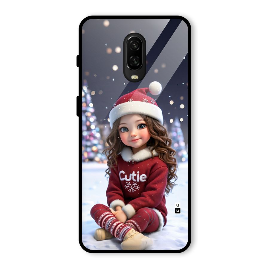 Girl In Snow Glass Back Case for OnePlus 6T