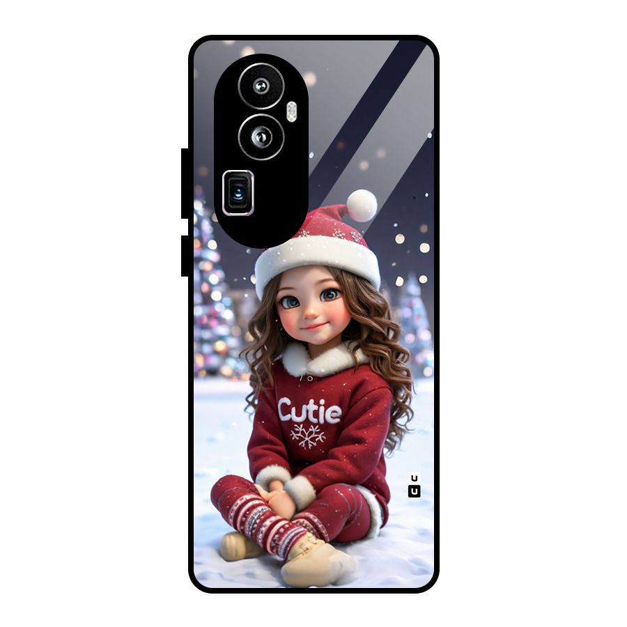 Girl In Snow Glass Back Case for Oppo Reno10 Pro Plus
