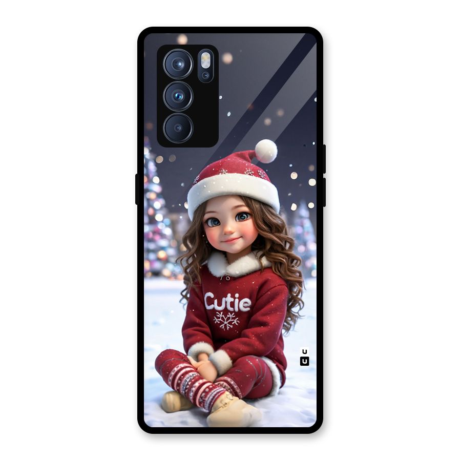Girl In Snow Glass Back Case for Oppo Reno6 Pro 5G