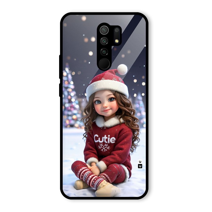 Girl In Snow Glass Back Case for Poco M2