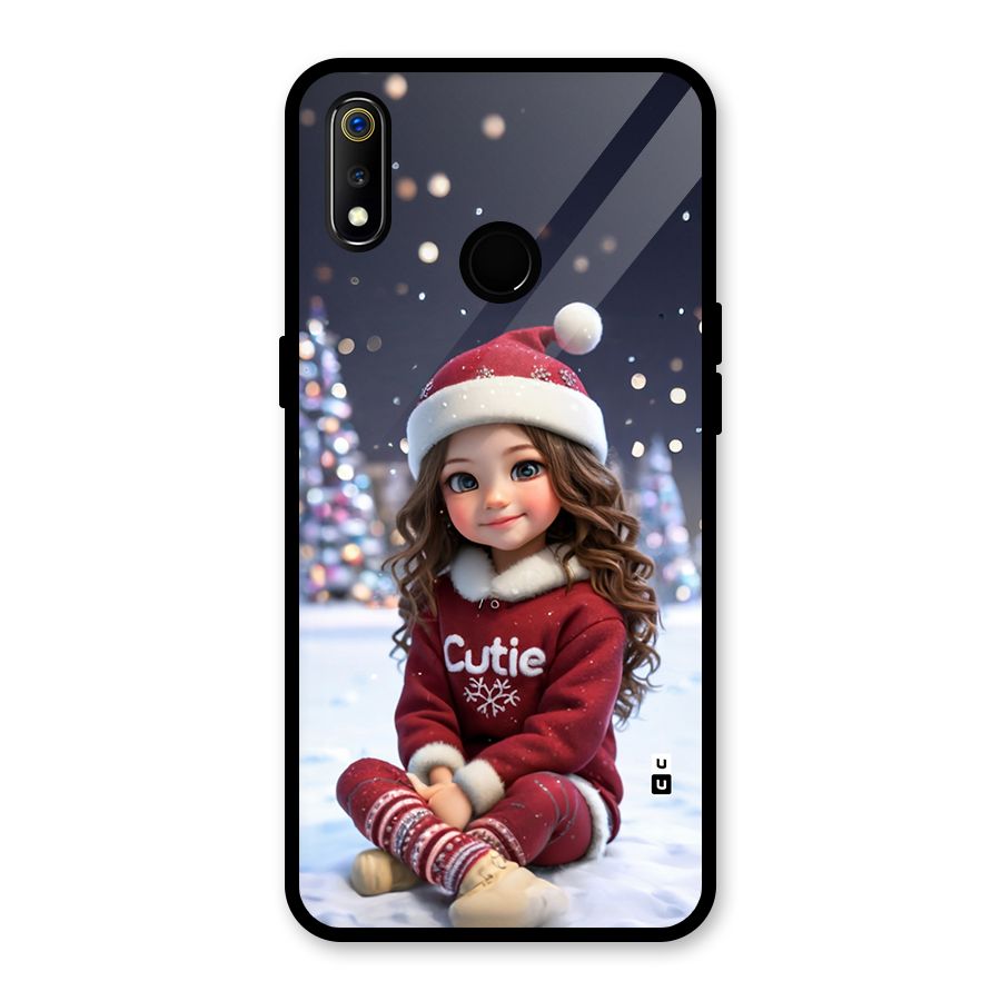 Girl In Snow Glass Back Case for Realme 3