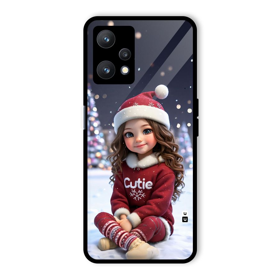 Girl In Snow Glass Back Case for Realme 9 Pro 5G