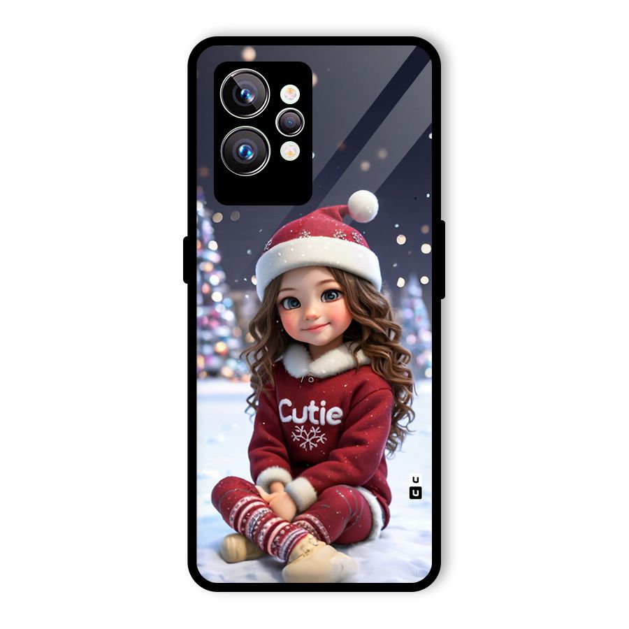 Girl In Snow Glass Back Case for Realme GT2 Pro