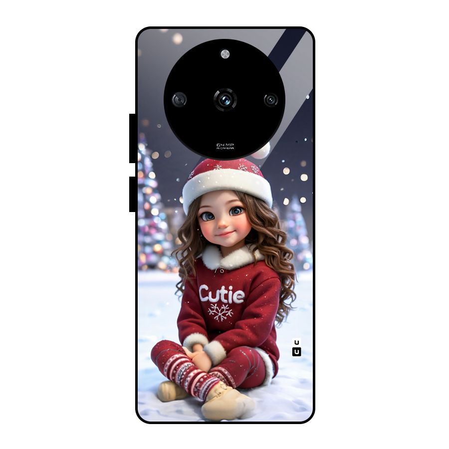 Girl In Snow Glass Back Case for Realme Narzo 60 5G