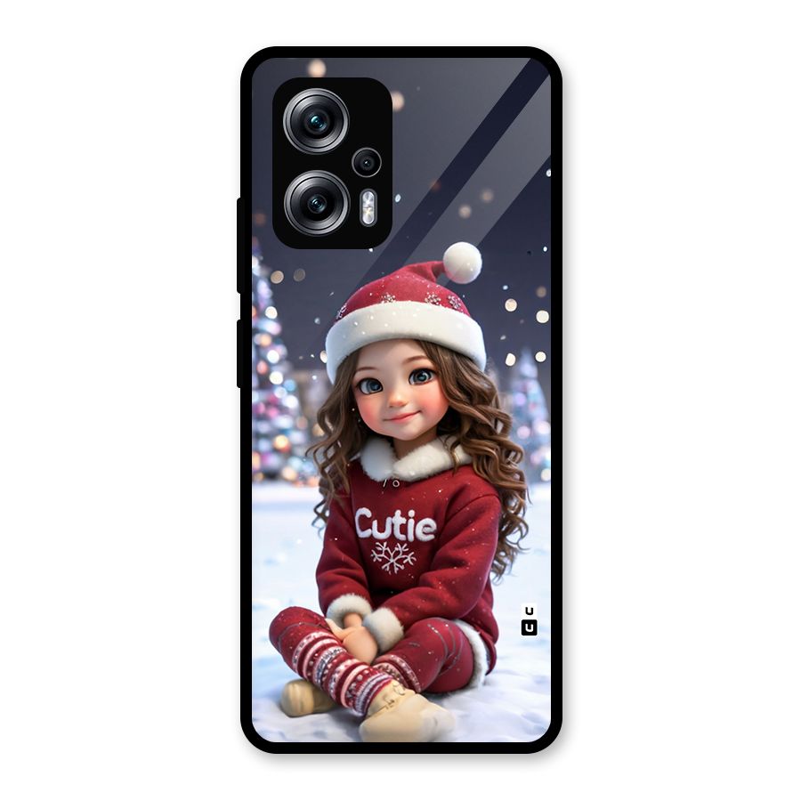 Girl In Snow Glass Back Case for Redmi K50i