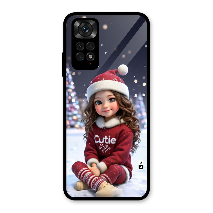 Girl In Snow Glass Back Case for Redmi Note 11S