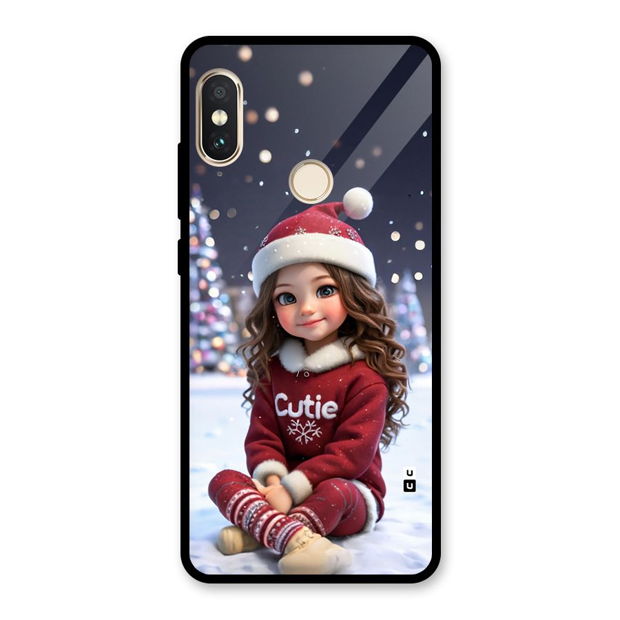 Girl In Snow Glass Back Case for Redmi Note 5 Pro