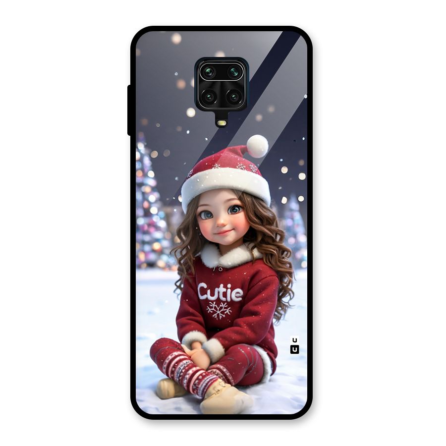 Girl In Snow Glass Back Case for Redmi Note 9 Pro