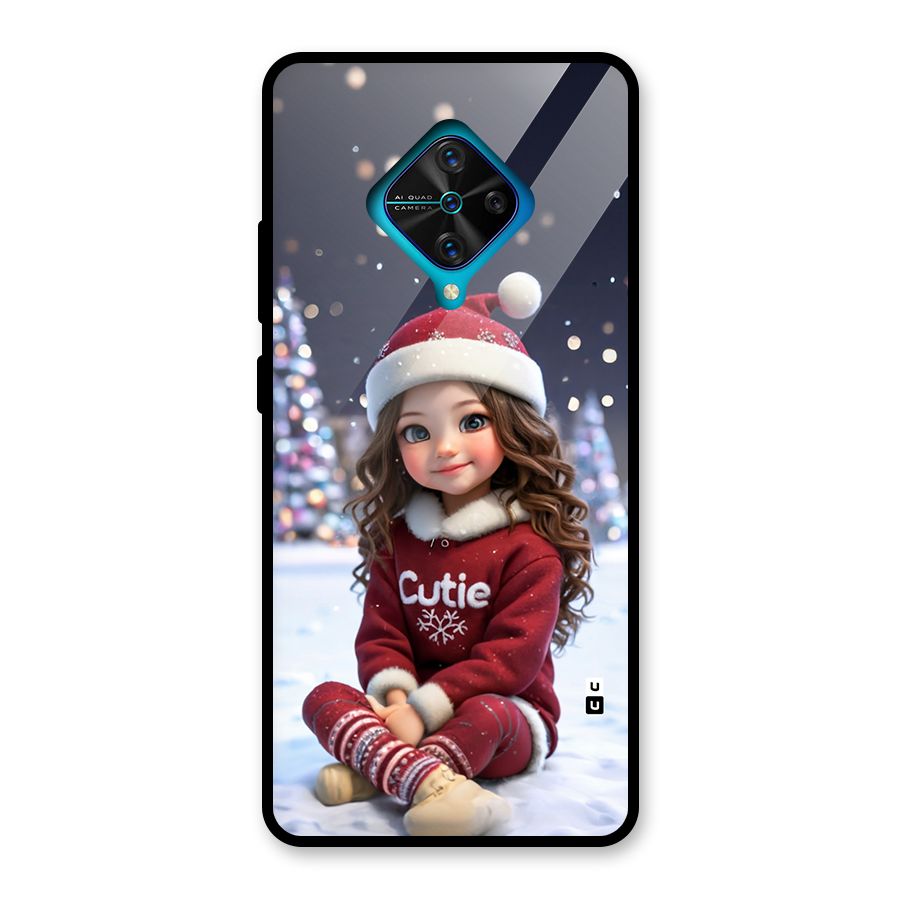 Girl In Snow Glass Back Case for Vivo S1 Pro