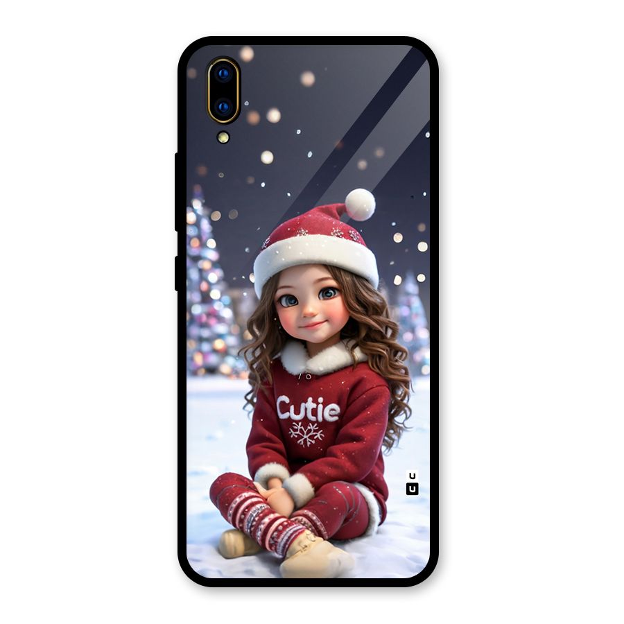 Girl In Snow Glass Back Case for Vivo V11 Pro