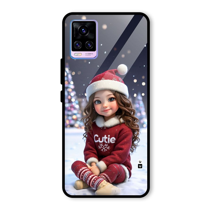 Girl In Snow Glass Back Case for Vivo V20 Pro
