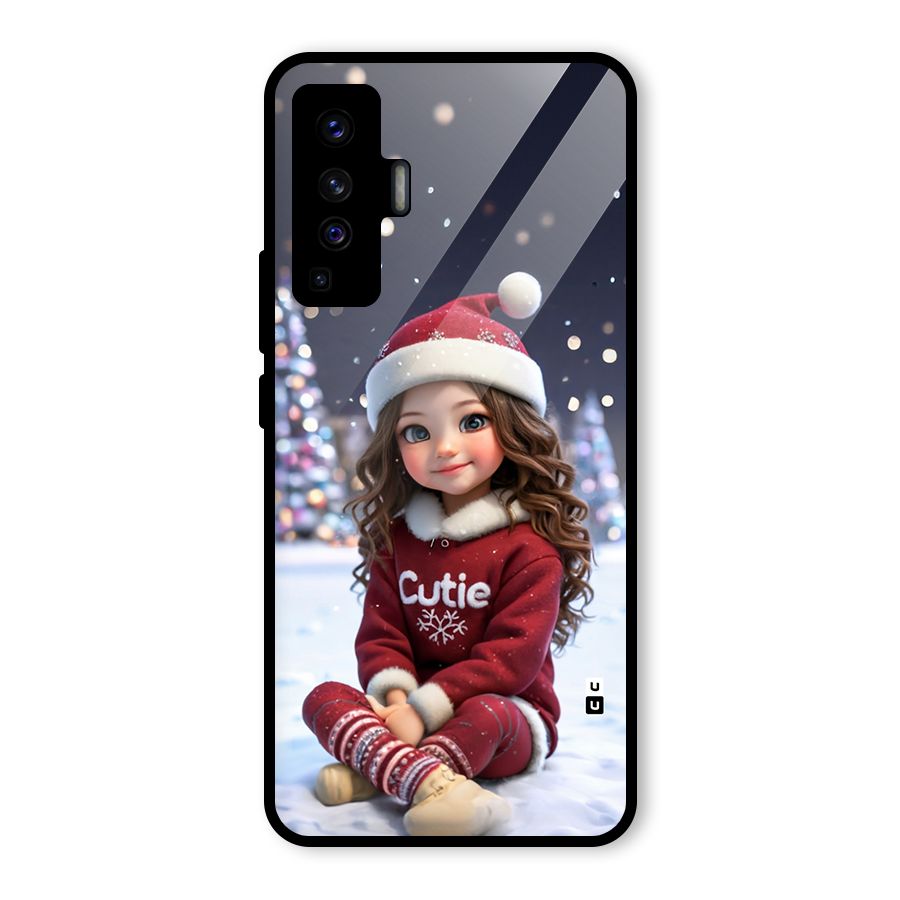Girl In Snow Glass Back Case for Vivo X50