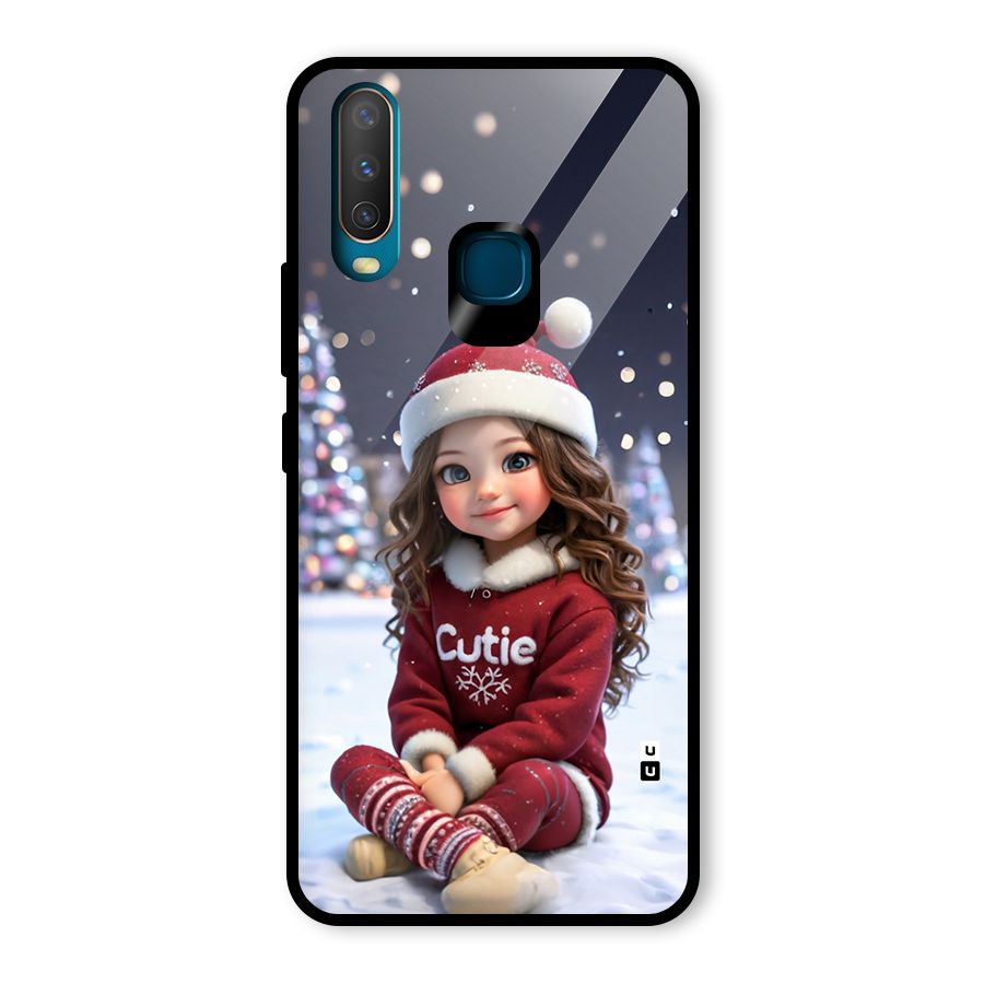 Girl In Snow Glass Back Case for Vivo Y15