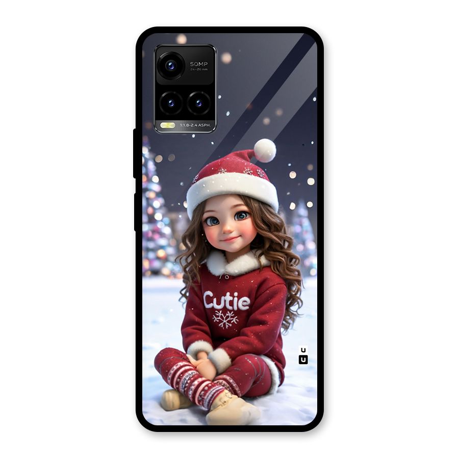 Girl In Snow Glass Back Case for Vivo Y21T