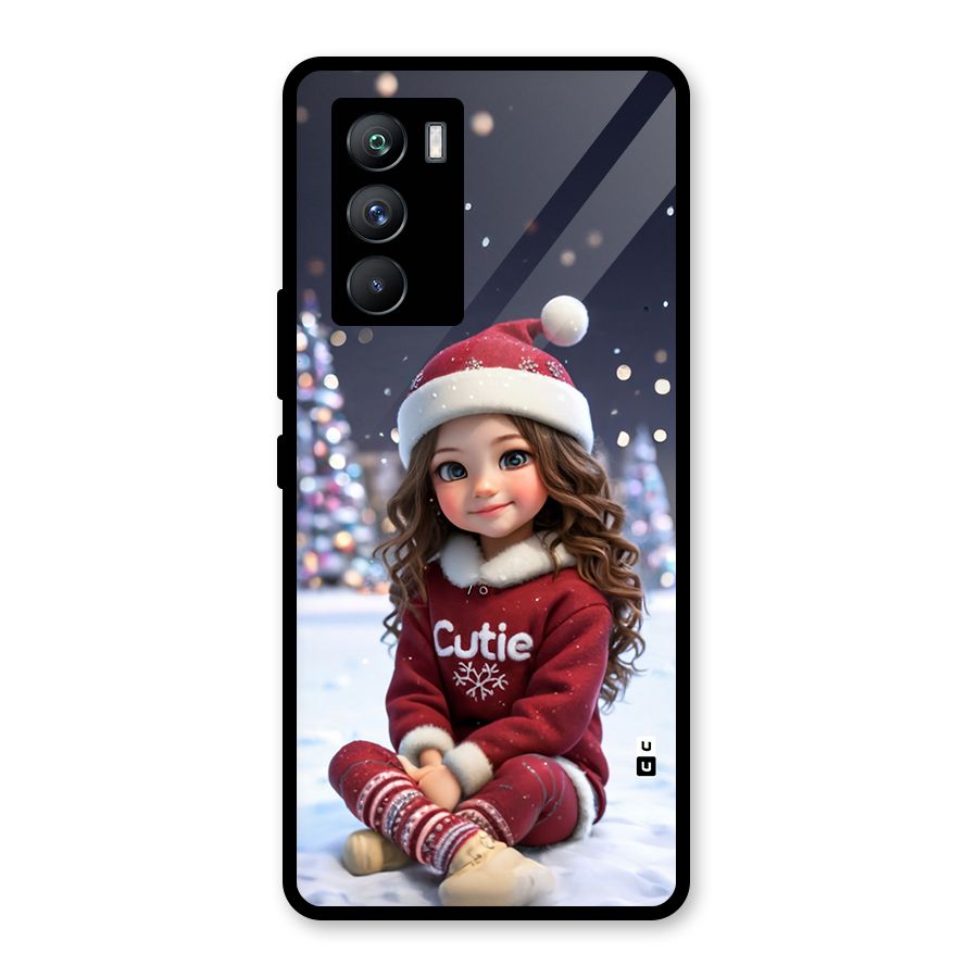 Girl In Snow Glass Back Case for Vivo iQOO 9 SE