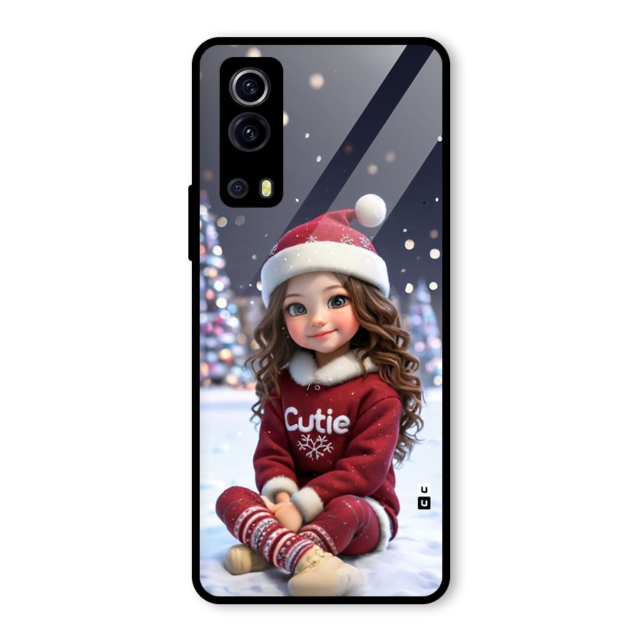 Girl In Snow Glass Back Case for Vivo iQOO Z3