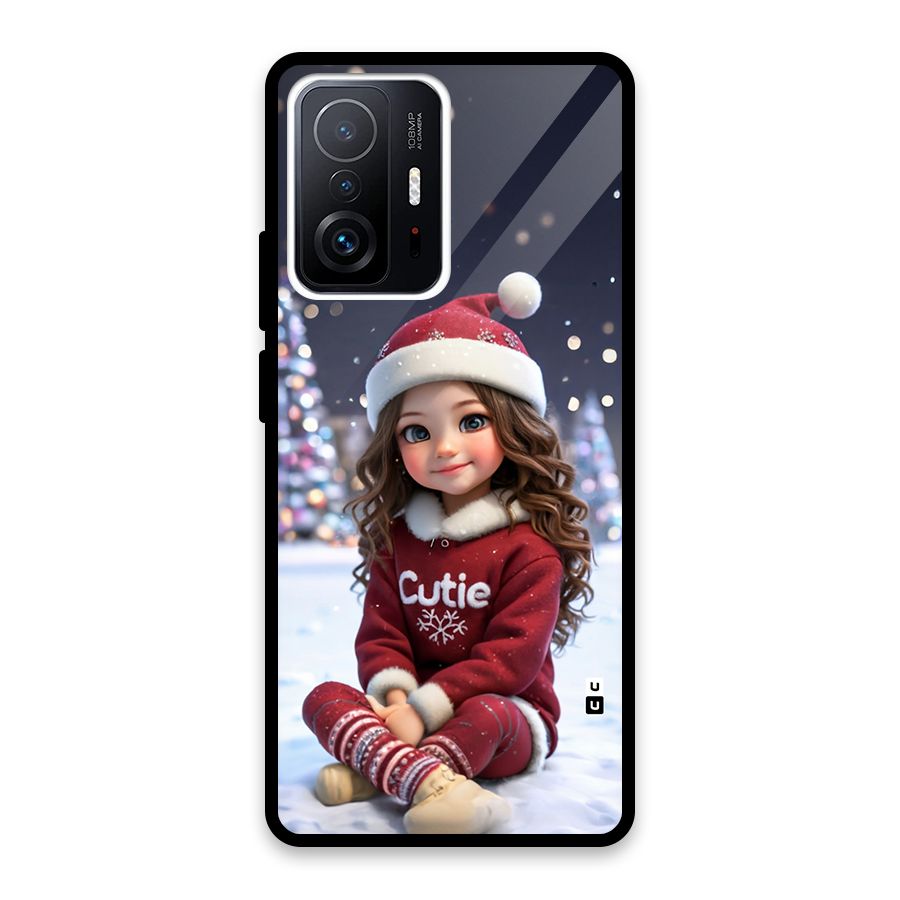 Girl In Snow Glass Back Case for Xiaomi 11T Pro