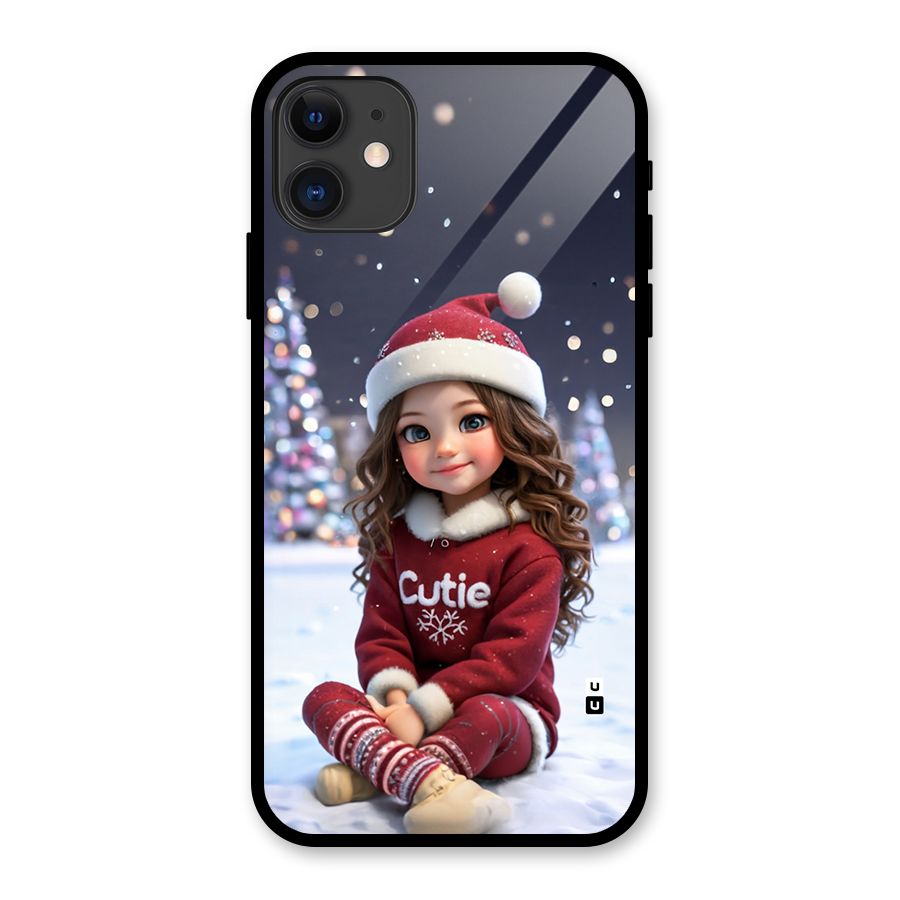Girl In Snow Glass Back Case for iPhone 11