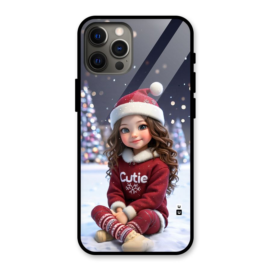 Girl In Snow Glass Back Case for iPhone 12 Pro Max