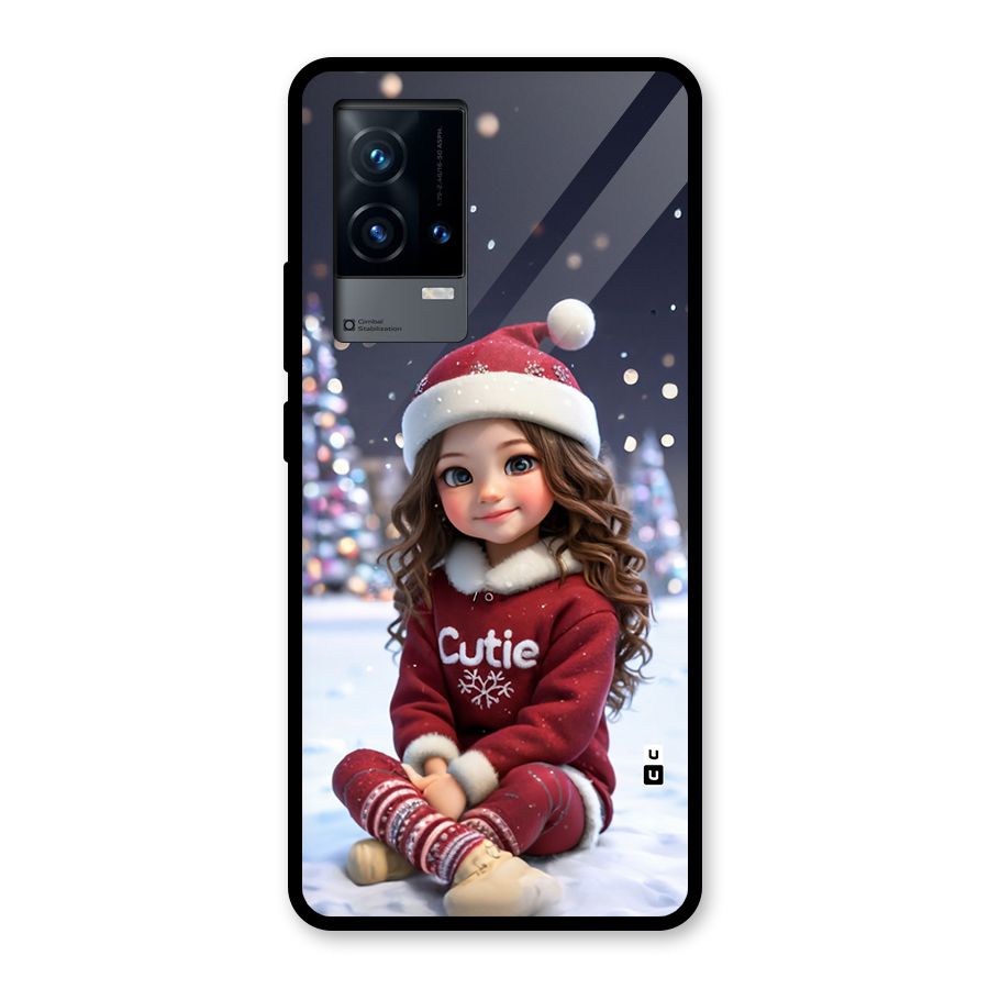Girl In Snow Glass Back Case for iQOO 9 5G