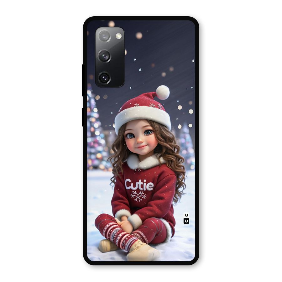 Girl In Snow Metal Back Case for Galaxy S20 FE 5G