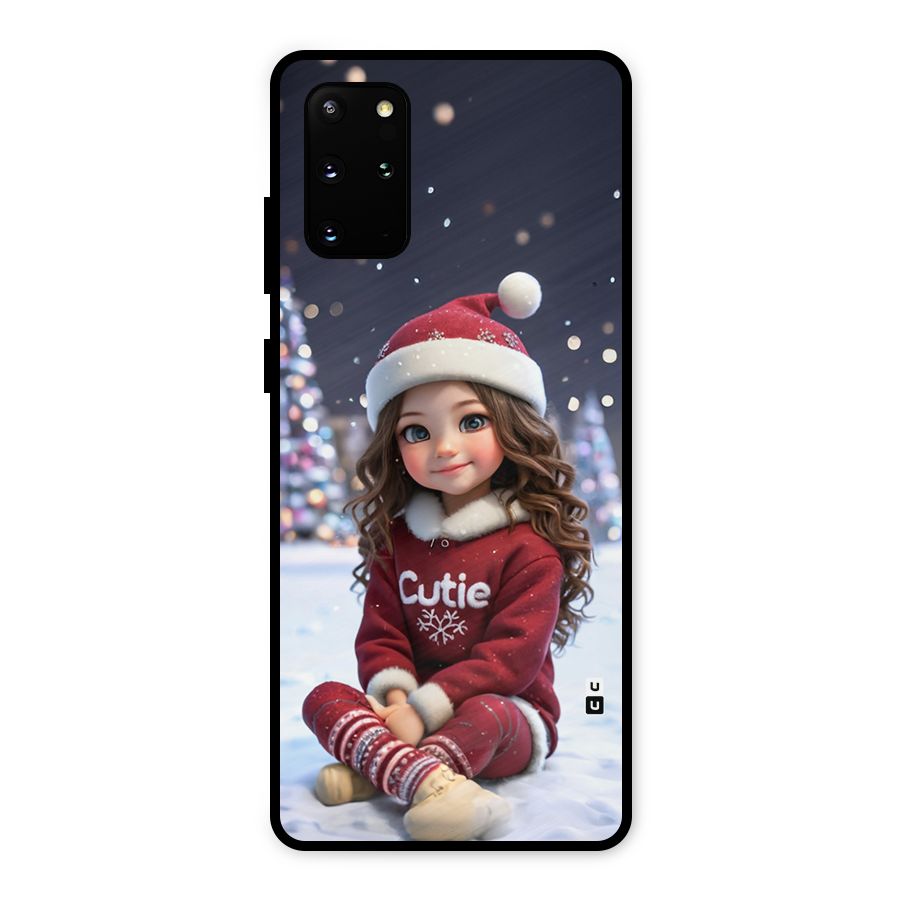Girl In Snow Metal Back Case for Galaxy S20 Plus