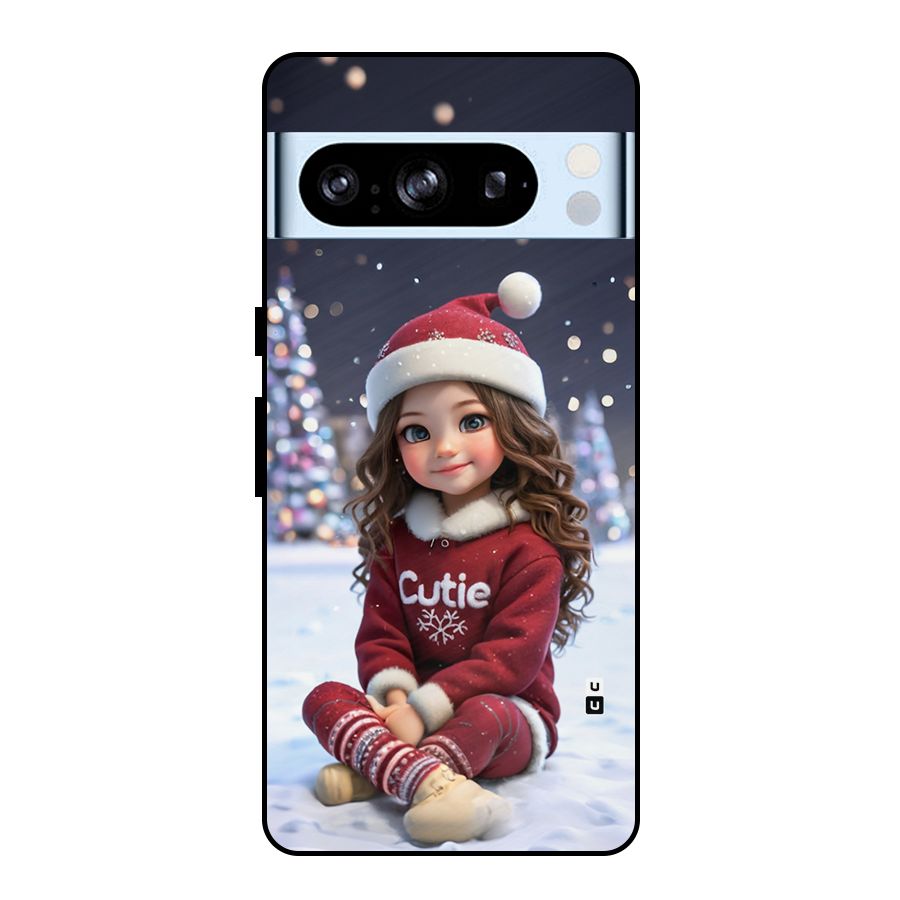 Girl In Snow Metal Back Case for Google Pixel 8 Pro