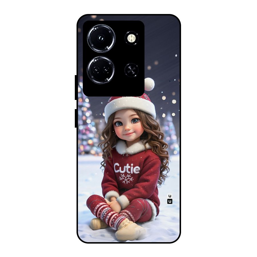 Girl In Snow Metal Back Case for Infinix Note 30 5G