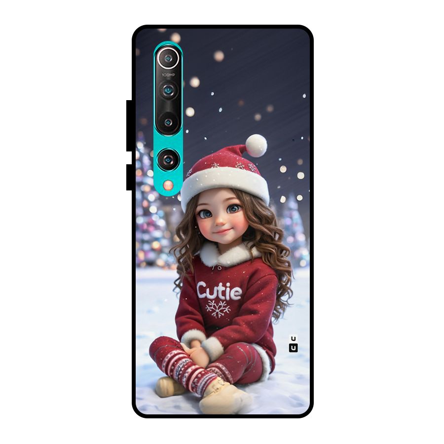 Girl In Snow Metal Back Case for Mi 10