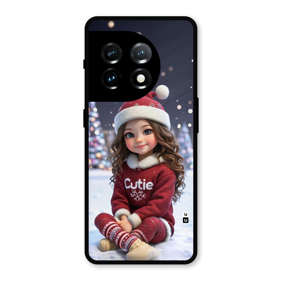 Girl In Snow Metal Back Case for OnePlus 11