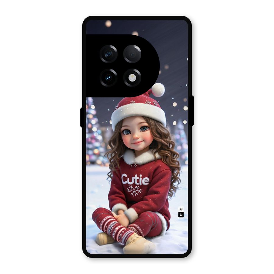 Girl In Snow Metal Back Case for OnePlus 11R