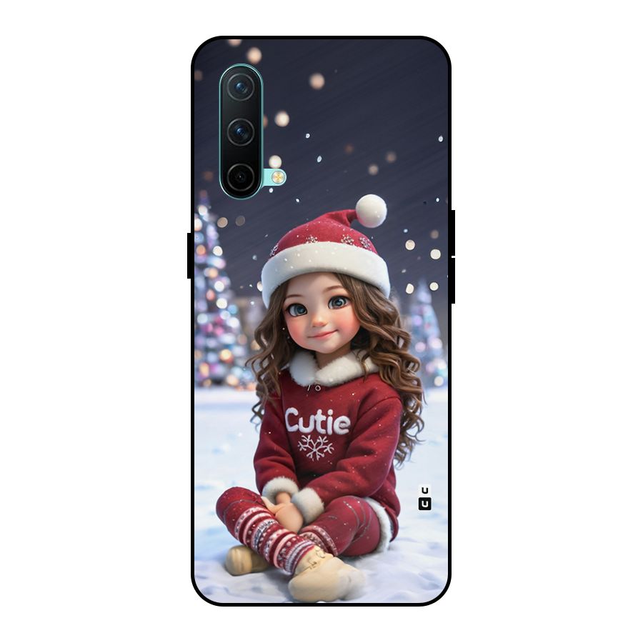 Girl In Snow Metal Back Case for OnePlus Nord CE 5G