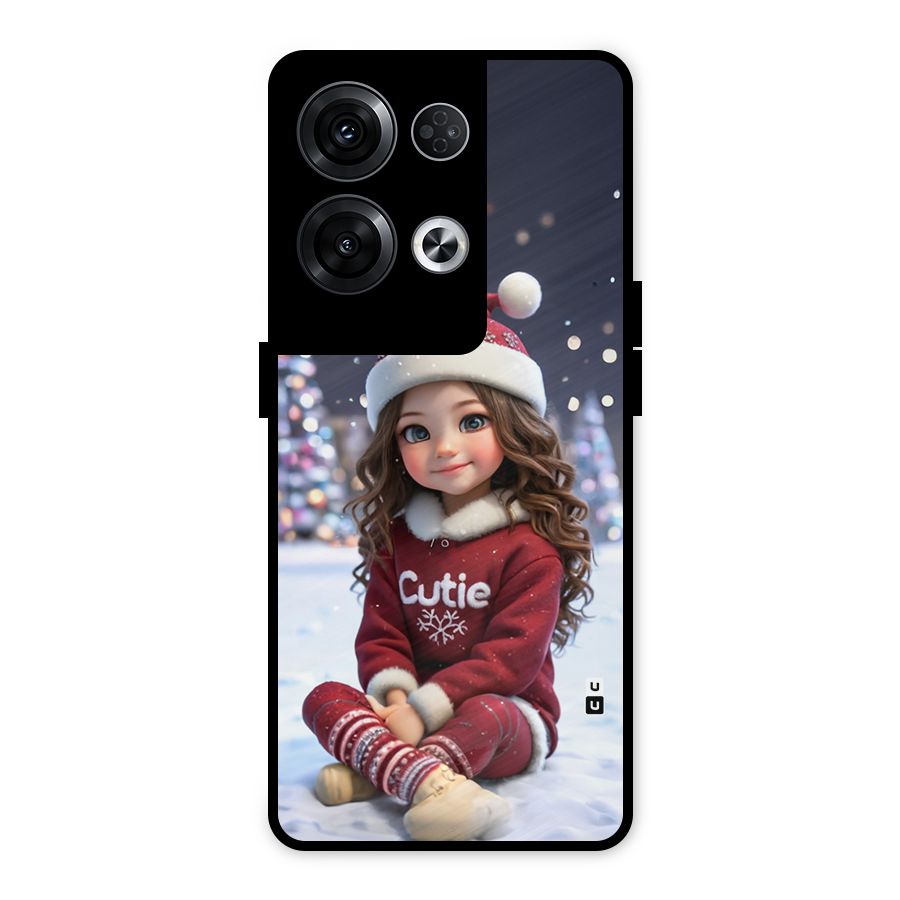 Girl In Snow Metal Back Case for Oppo Reno8 Pro 5G