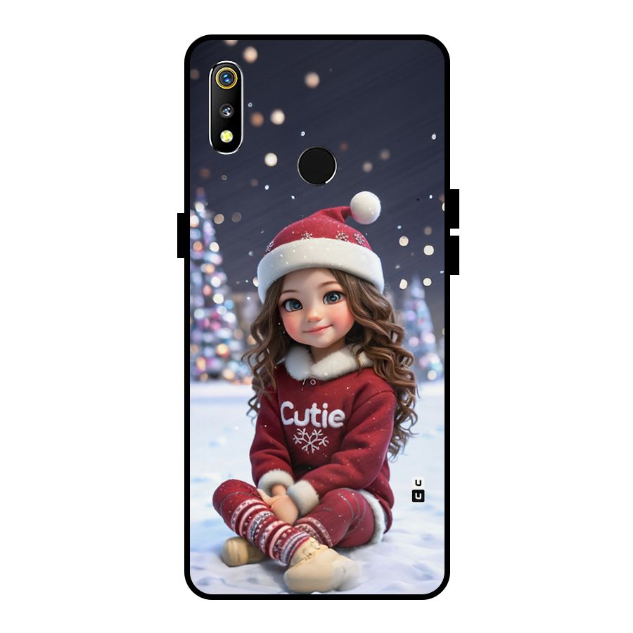 Girl In Snow Metal Back Case for Realme 3i