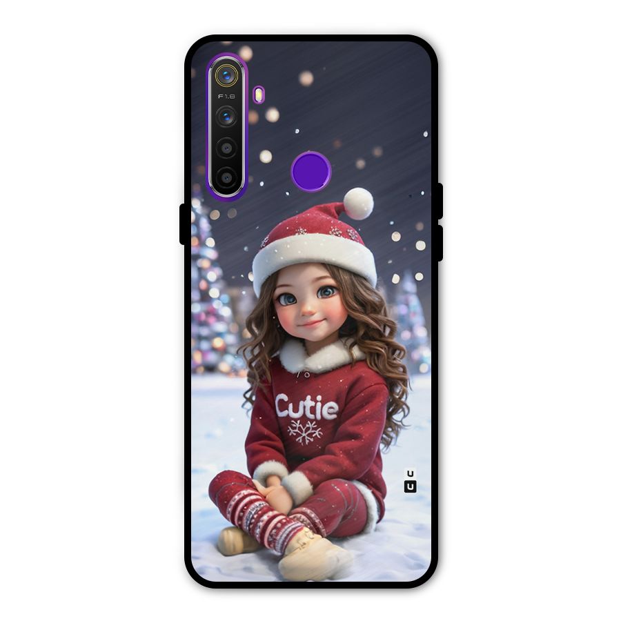 Girl In Snow Metal Back Case for Realme 5
