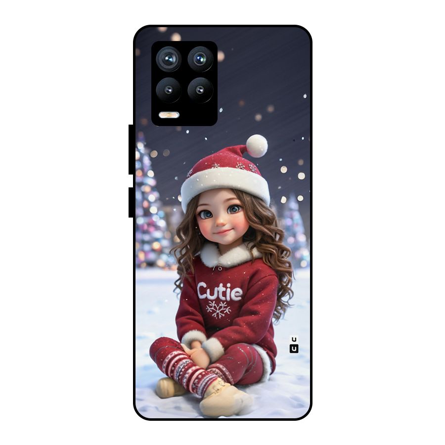 Girl In Snow Metal Back Case for Realme 8