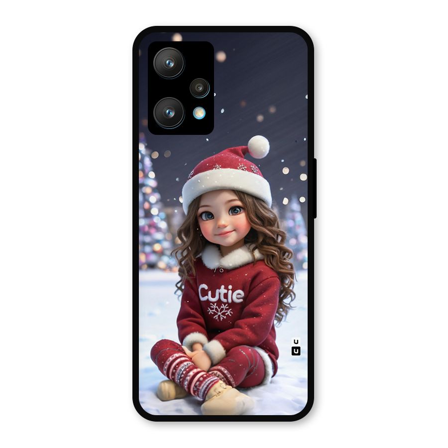 Girl In Snow Metal Back Case for Realme 9