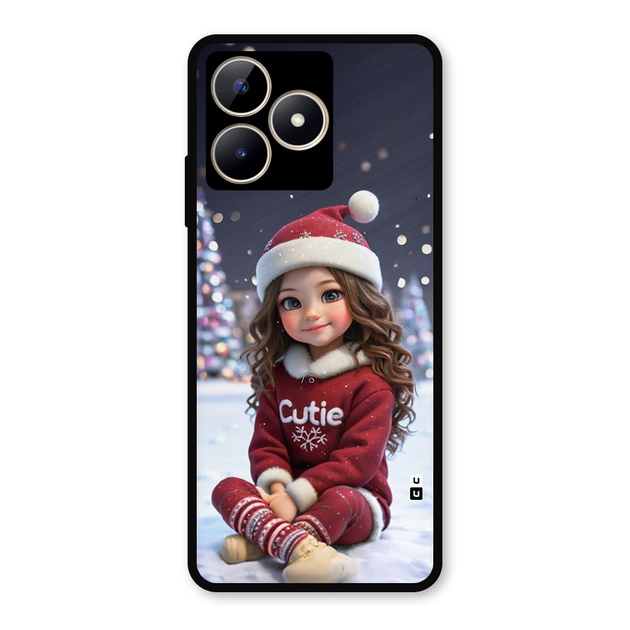 Girl In Snow Metal Back Case for Realme C53