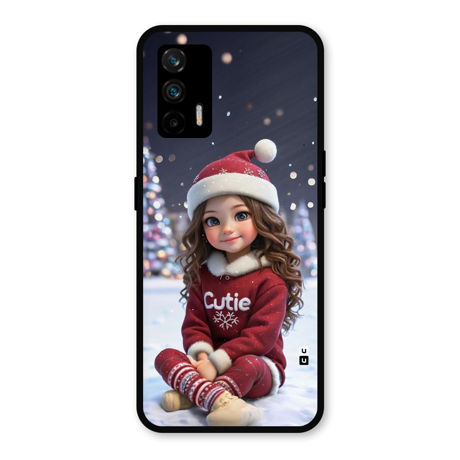 Girl In Snow Metal Back Case for Realme GT 5G