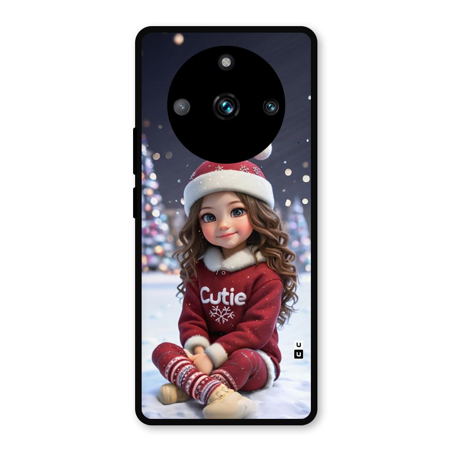 Girl In Snow Metal Back Case for Realme Narzo 60 Pro