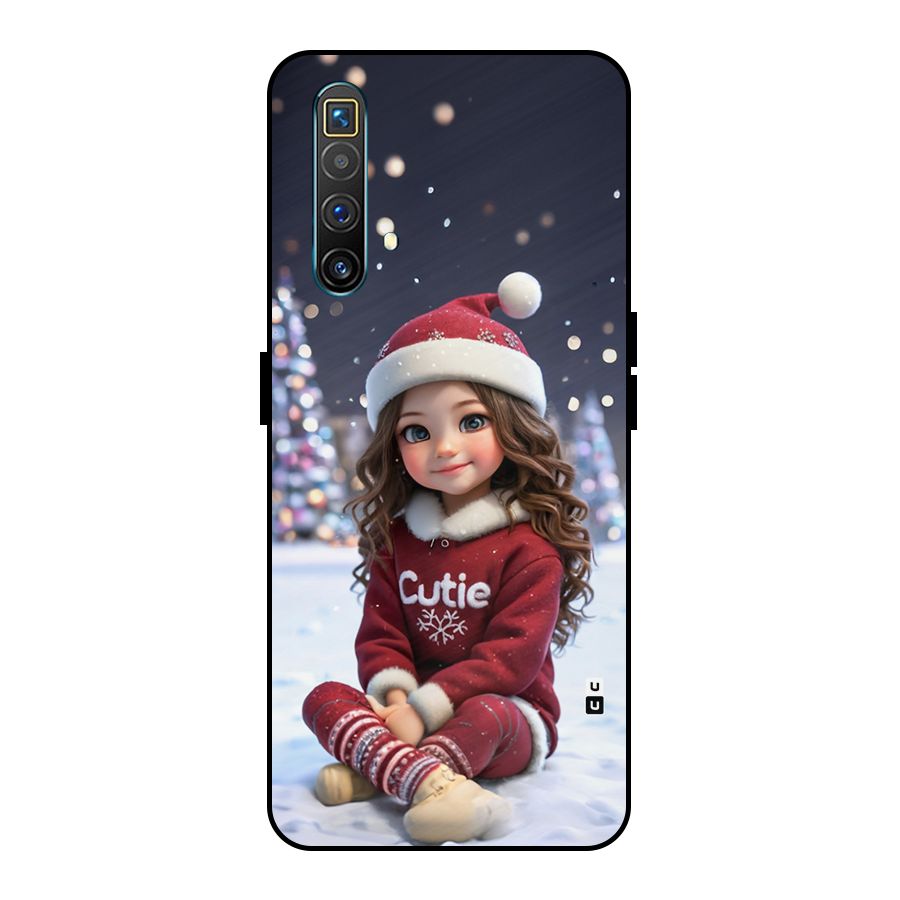 Girl In Snow Metal Back Case for Realme X3