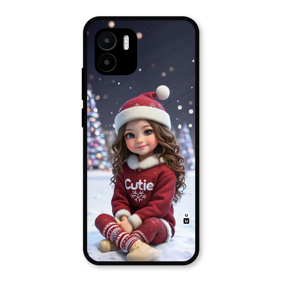 Girl In Snow Metal Back Case for Redmi A2