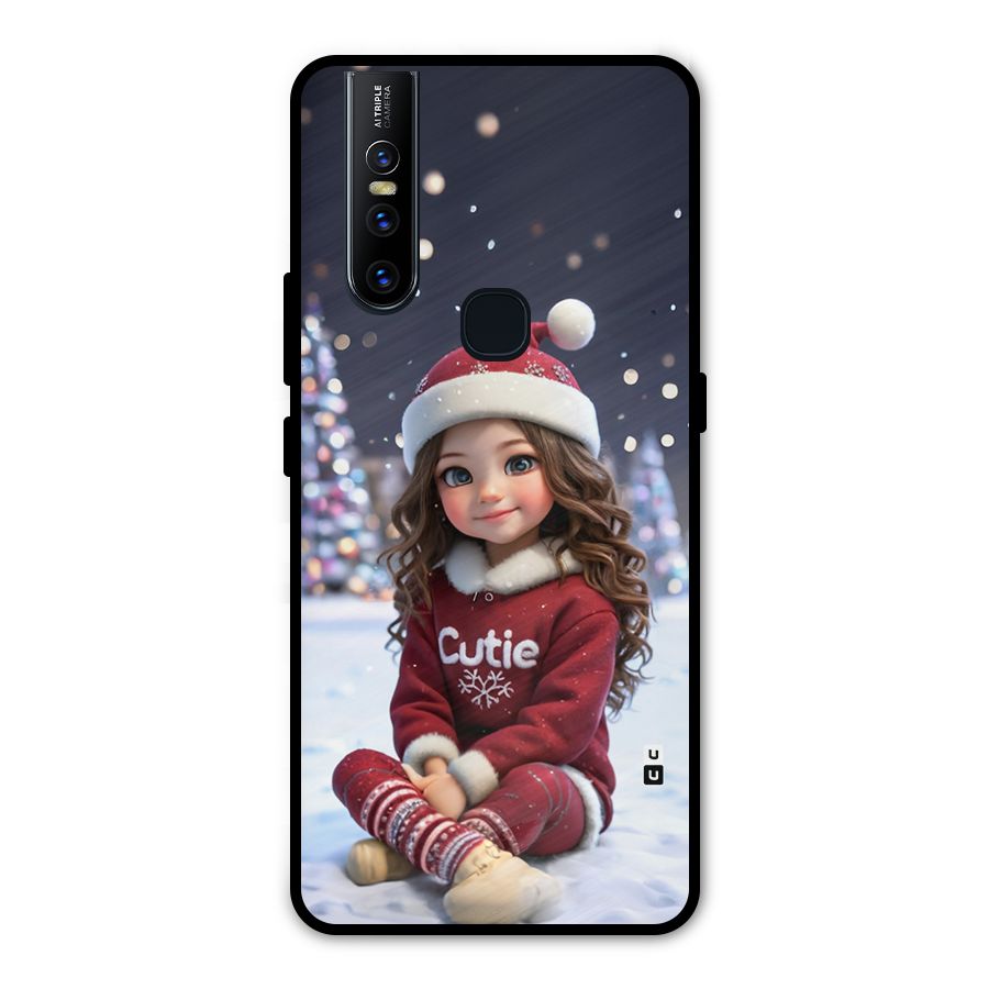 Girl In Snow Metal Back Case for Vivo V15
