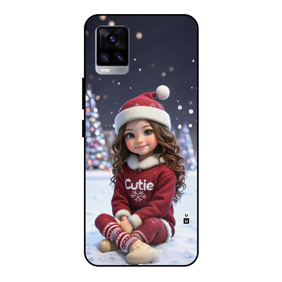 Girl In Snow Metal Back Case for Vivo V20