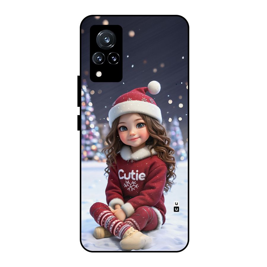 Girl In Snow Metal Back Case for Vivo V21 5G